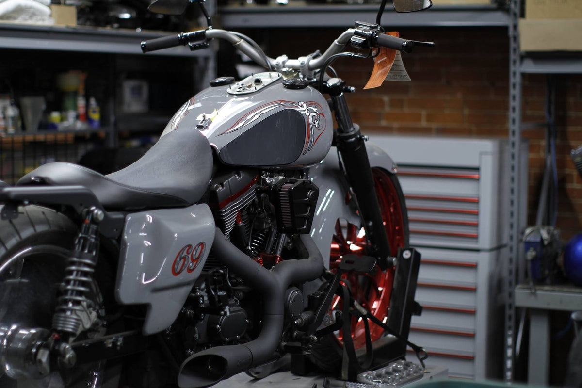 Gas Tank with Knee Cut Outs