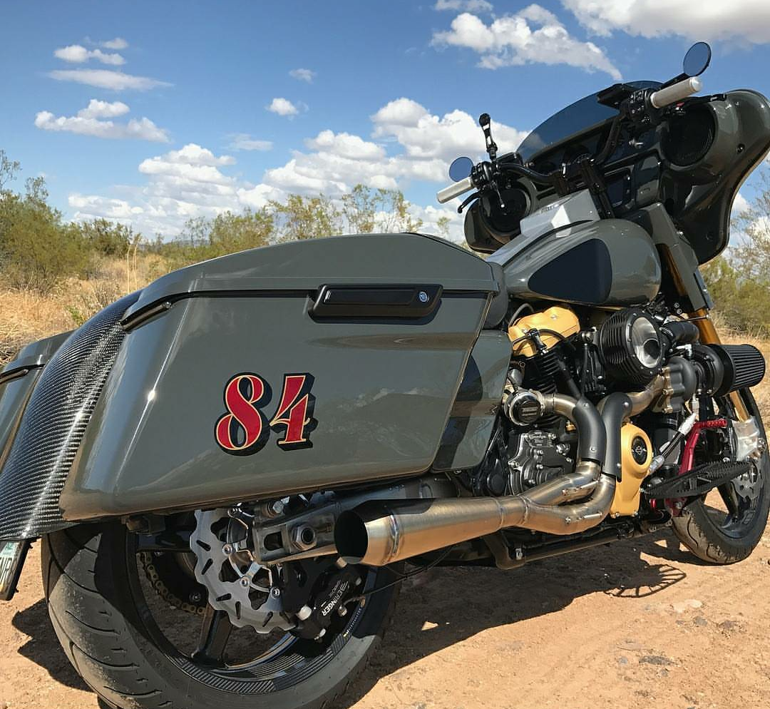 Gas Tank with Knee Cut Outs